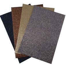 글리터펠트지 비접착식 4종 + 유수지 2p, 샴페인골드 + 다크실버 + 다크브라운 + 네이비 + 블랙, 1개