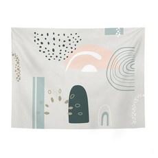 윰스 일러스트 패브릭 포스터 150cmX130cm 1개, 블루일러스트