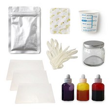 피나포레 x DIA FOOD 한세 코하쿠토 보석캔디 만들기 세트, 7종, 1세트