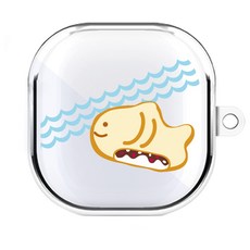 갤럭시 버즈 라이브 /버즈2 투명젤리 디자인 케이스 E, 405 붕어아이스