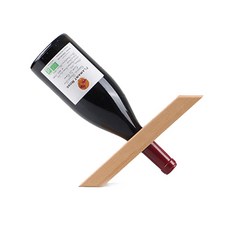 斜線型原木紅酒架, 山毛櫸, 1個