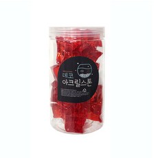 GLASSCO 三湖玻璃 壓克力碎石 大 紅色, 1個