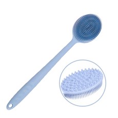 矽膠雙面身體刷, 藍色, 1個, 1件