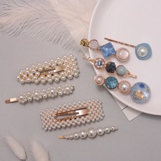 珍珠系列多款造型髮夾組 8個入