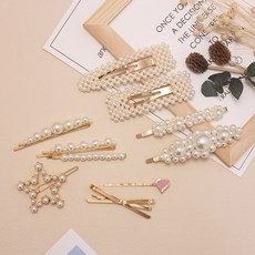 珍珠系列多款造型髮夾組 10個入