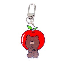 프루그나 츄프렌즈 앙증탈 아크릴키링, 사과곰