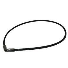 phiten 銀谷 V型Rakuwa寵物項圈 金屬黑 50cm*50, 1個