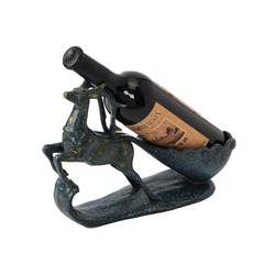 馴鹿雪橇紅酒架, 混色, 1個