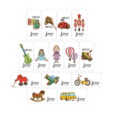 Comme moi 磁性橡皮擦 14入, 混色