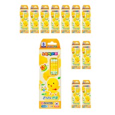 DONG-A 小雞印花鉛筆 B 5入, 單色, 12盒