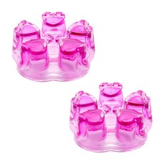 티어스 하트 유리 티워머, 퍼플, 2개