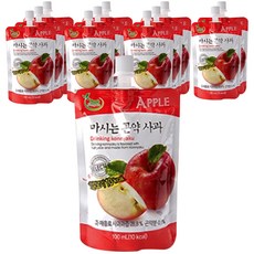 Daesingonyak 低卡蘋果口味蒟蒻果凍飲, 100ml, 12包