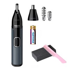 PHILIPS 飛利浦 眉鼻毛細發收納盒 NT3600+棉+剪梳隨機出貨套組, NT3600, 混色