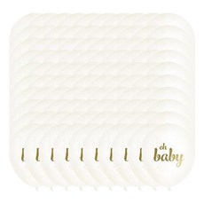 마켓감성 풍선 30cm, oh baby, 100개