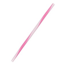 波浪吸管 散裝 粉色 7mm*21cm, 200件, 5個