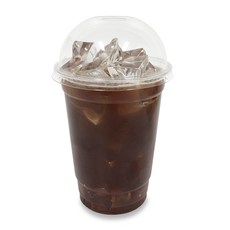 투고팩 투명 PET 아이스컵+돔뚜껑, 100개입, 1세트, 545ml
