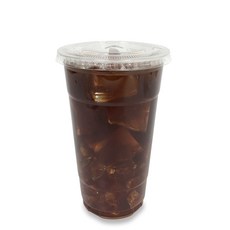 Togo Pack 透明PET冰杯+平蓋, 670ml, 1個