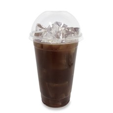 TOGO PACK 透明PET冰杯+圓頂蓋, 100個, 1套, 480ml