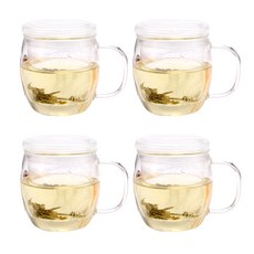 TEAUS 玻璃過濾杯 TEA-04, 單色, 4個