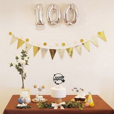 百日宴自助家庭派對簡約組合, 隨機出貨(毛球籤, 星星籤), 1套