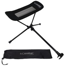 CAMPNIC 露營椅腳凳 超輕量腳踏凳 + 專用收納袋, 混合顏色, 1個
