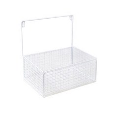 흡착 벽걸이 욕실 주방 정리 선반, 화이트, 1개