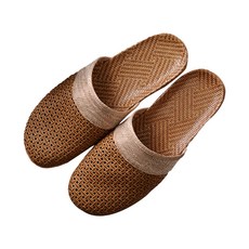 ANTS 男款編織室內拖鞋, 米色, 1組