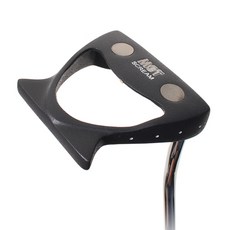 MISSILE GOLF MGT SCREAM 스크림 CNC銑削槌型半月形推桿 黑色 86cm, 70度, 選項:34吋 / 顏色:黑色