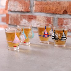 MEO 英國比基尼燒酒杯*2入+比基尼燒酒杯*2入, 混色, 1組