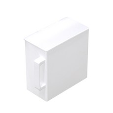 SIMPLE KITCHEN 磁吸式廚房水槽垃圾桶 SK-055, 白色的, 1個