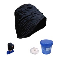 居家護理電熱護髮帽 + 香氛髮膜 + 塑膠帽, WH-1, 混合色