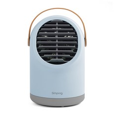 심풍 휴대용 미니 아이스 냉풍기 블루, SKCF-8MB