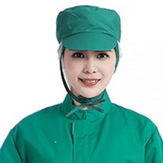 마켓에이 헤어메쉬 캡 고정끈 작업모자, 그린, 5개