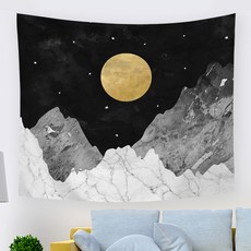 I Love Home 質感風景畫掛毯, Type20