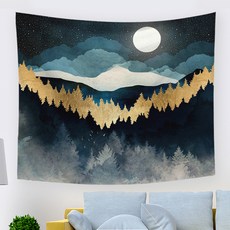 Alleophom 質感風景畫織物海報, Type26