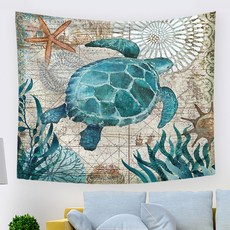 I Love Home 質感風景畫掛毯, Type16