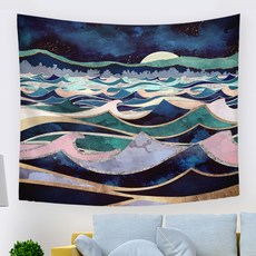 I Love Home 質感風景畫掛毯, Type25