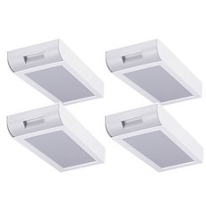 黏貼式抽屜整理盒 淺灰色 中, 4個
