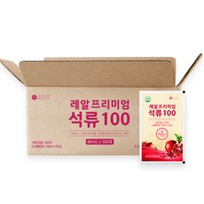 바로푸드 NFC 착즙 레알석류즙 100 실속형, 80ml, 100개