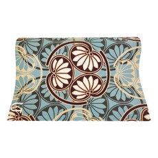 Lonview 印度風格瑜珈墊, 藍色花朵圖案