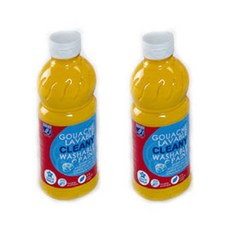 LEFRANC&BOURGEOIS 可水洗水粉黃色 2p, 500毫升