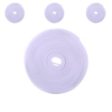 FaSoLa 多用途魔術貼白色 5m, 4個