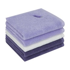 GUY LAROCHE 薰衣草香氣擦手巾 白色 + 淺紫色 2條 + 深紫色 2條, 混合色, 1套