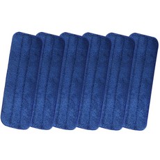 생활창고 밀대청소 극세사 리필걸레 고급형 43 x 15 cm, 6개