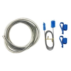 Samaqua 過濾器透明軟管 + 軟管固定架 2入 + 清潔刷套組, 1套