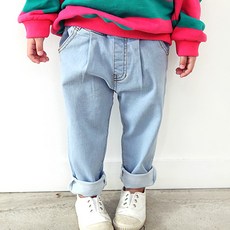 CHOCOMONG 兒童CU鬆緊牛仔長褲