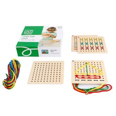 Toys for Life 木板穿洞線玩具, 混色