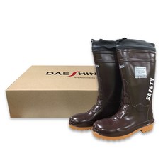 DAESHIN Yoding安全強化系列鞋底加厚防滑工作安全靴 DS-PVC-01, 1個