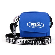 phips tiny logo迷你十字包+徽章, 藍色