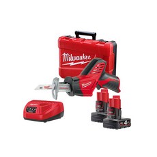 Milwaukee 迷你切割鋸+電池 2p+充電器+外殼套組 C12HZ, 1套